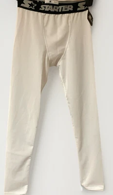 Calça de compressão longa masculina STARTER camada base Dri-Star Wicking Tech M(8) branca - Imagem 1 de 3