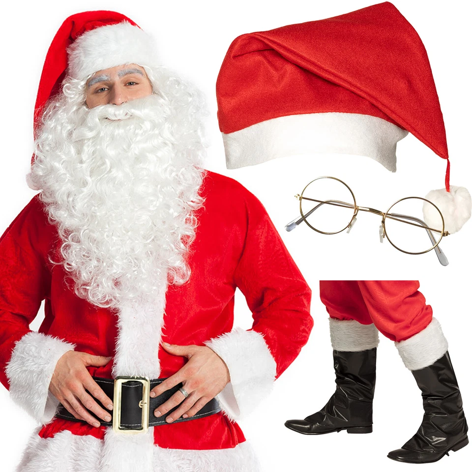 BOLAND WEIHNACHTSMANN - Kostüm Verkleidung Weihnacht Karneval Mottoparty Party Fasching