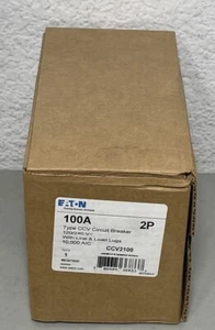 NEU Eaton CCV2100 100 Amp 2-polig 120/240VAC Typ CCV Leitungsschutzschalter - Bild 1 von 3