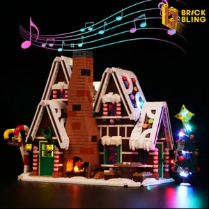 Kit de luz LED BrickBling para LEGO Creator Gingerbread House 10267 (con música) - Imagen 1 de 10