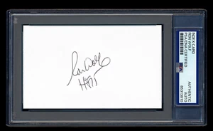RON WOLF SIGNED MINT INDEX CARD PSA/DNA AUTO GREEN BAY PACKERS FOOTBALL HOF - Picture 1 of 1