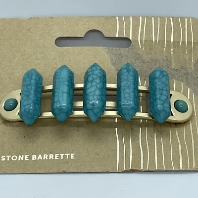 Cordón de piedras preciosas turquesa simulado  Foto 1 de 4