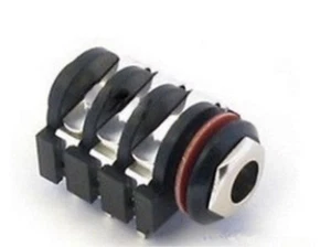 10 piezas NUEVO 6.35mm 1/4" Estéreo Aislado Sin Conmutar Enchufe Jack Cabezal de Cobre - Imagen 1 de 4