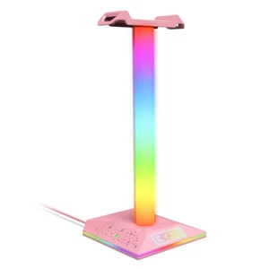 RGB Headphone Holder Touch Control Headset Support Stand for Universal Headphone - Zdjęcie 1 z 12