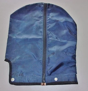 Gold Eagle Golf Bag Golf Clubs Rain Hood/Cover Navy Blue Zippered Snap - Picture 1 of 9
