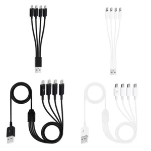 Convenient 4 Way USB charging Cable Stay Connect Anywhere,20cm/150cm - Picture 1 of 11