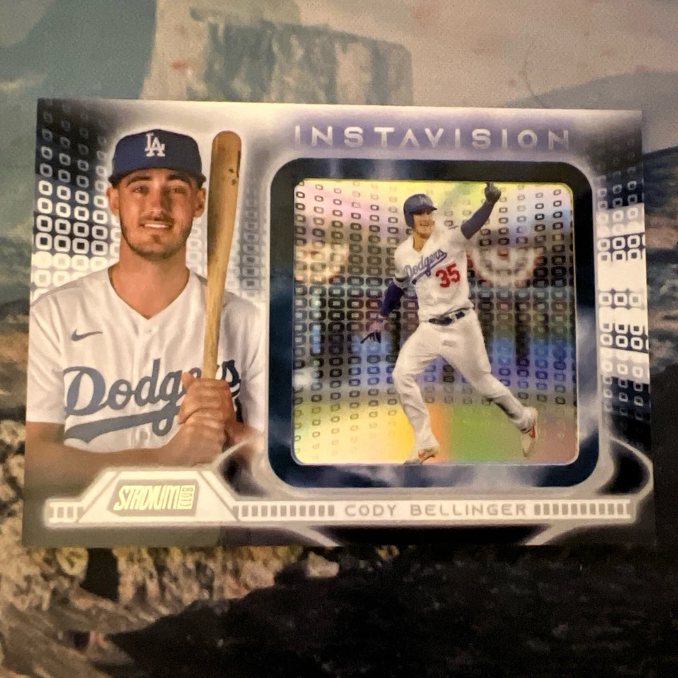 2021 Topps Stadium Club Instavision Cody Bellinger #IR-CBE Los Angeles Dodgers - Image 1 of 2