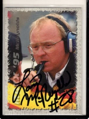 1995 Maxx Autograph #97 Larry McReynolds - Image 1 of 2