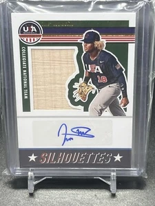 2023 Panini USA Baseball Stars & Stripes Silhouettes Tre’ Morgan Auto Relic /49 - Bild 1 von 2