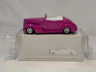 SpecCast 1937 Chevrolet Cabriolet Street Rod Diecast Coin Bank MN Fair 2000 - Image 1 of 4