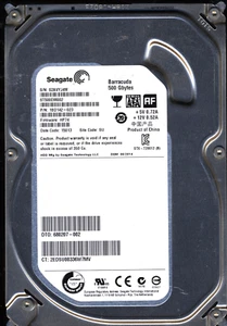 SEAGATE 500GB ST500DM002 1BD142-023 SN S2A FW HP74 100535704 SPENDERLAUFWERK - Bild 1 von 2