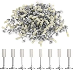 Nails for Manual Steel Nail Gun, 200 pcs Round Wall Fastening Tool,... - Picture 1 of 8