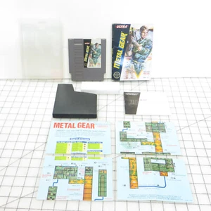 Metal Gear Videogioco Nintendo NES Originale Completo di Scatola CIB - Foto 1 di 13