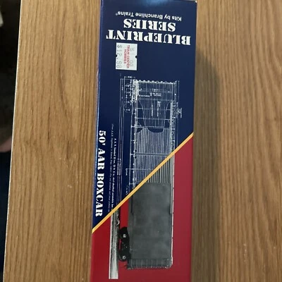 Branchline Blueprint Series HO 50' AAR Boxcar Kit 1017 Never Used - Image 1 of 3