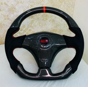 Toyota TRD Customize Carbon Fiber Steering Wheel MK4 MR2 CELICA MR-S Alteeza JZX - Picture 1 of 7