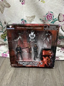 TERMINATOR 3 RISE OF THE MACHINES 3 FIGURINES RARE-COLLECTIABLE *Box Damaged* - Picture 1 of 7