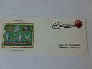 2020 Super Bowl LlV Cover Kansas City Chiefs Defeat 49ers 31-20  [#10 Envel.] - Picture 1 of 3