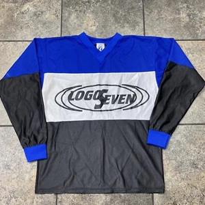 Boy’s/Kid’s VTG 90’s Logo 7 Long Sleeve Jersey Size Medium 10-12 - Picture 1 of 5