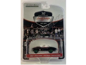 CHASE 1967 Chevrolet Corvette Convertibile Nero Scala 1:64 - Luce Verde 37240A - Foto 1 di 3