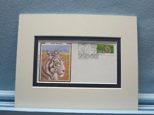 Great Wild Animals- The White Benegal Tiger & First Day Cover of its own stamp - Picture 1 of 1