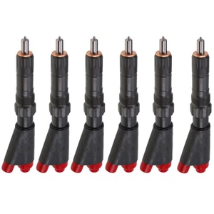 6X Iniettore carburante AR53091 SE500098 SE501107 AR51985 per John Deere 4320 4430 4520 - Foto 1 di 7