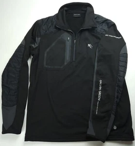 Large Galvin Green Dash Insula Half Zip Golf Pullover Mens Black Pullover - Picture 1 of 8