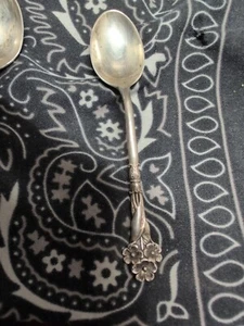Set/8 Reed & Barton HARLEQUIN Assorted Sterling Silver Demitasse Spoons (#2) - Picture 1 of 4