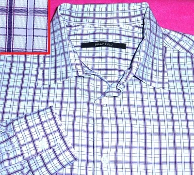 CAMISA L BILLY REID PARA HOMBRE PÚRPURA LAVANDA BLANCO CUADROS PÚRPURA CUADROS JACQUARD Foto 1 de 4