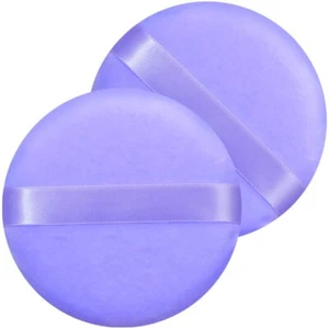 4 soft triangle makeup puffs wet dry for powder foundation washable black - Picture 1 of 43