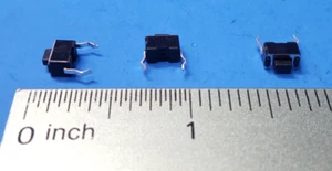 (50pcs)Tactile Push Button Switch Mini Momentary Tact Switches 6x3mm Black - Picture 1 of 2