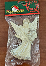 Vintage Angel Playing Harp - Kurt Adler Santa's World … NEW IN SEALED PACKAGE