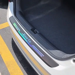 Car Rear Bumper Trunk Sill Plate Protect Strip Anti Scratch Sticker Accessories - Picture 1 of 11