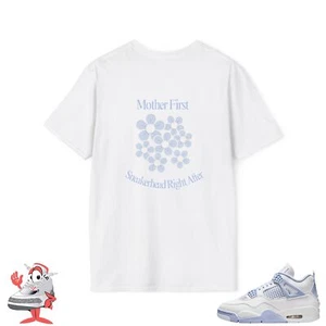 Passendes Shirt für Air Jordan Retro 4 Vergissmeinnicht Sneaker Muttertagsschuh - Bild 1 von 26