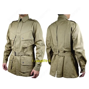 WW2 US 101 82 M42 Airborne Paratrooper Officer Uniform Jacket Men's Coat Top - Picture 1 of 7