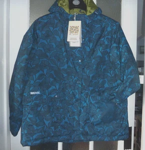 New Tags Regatta Orla Waterproof Warm Breathable Hooded Jacket Size 14 16  Blue - Picture 1 of 5