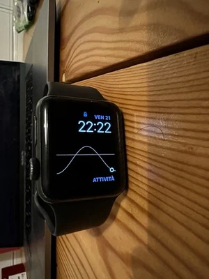 Apple Watch Series 3 38mm Nero Batteria 91% No Cavo No Caricatore - Immagine 1 di 4