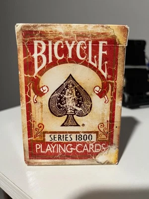 Tarjetas de juego Bicycle Series 1800 - Espalda roja - Elusionista - Baraja sin marca Foto 1 de 4
