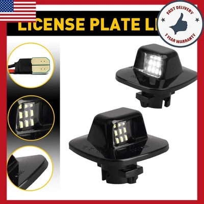 2 PCS LED License Plate Light Fit 1992-1999 GMC C1500 Suburban C2500 K1500 K2500 - Image 1 of 4