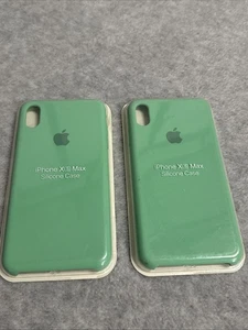 Apple XS Max Funda Silicona - Menta Verde a de 2 Nuevo - Imagen 1 de 6