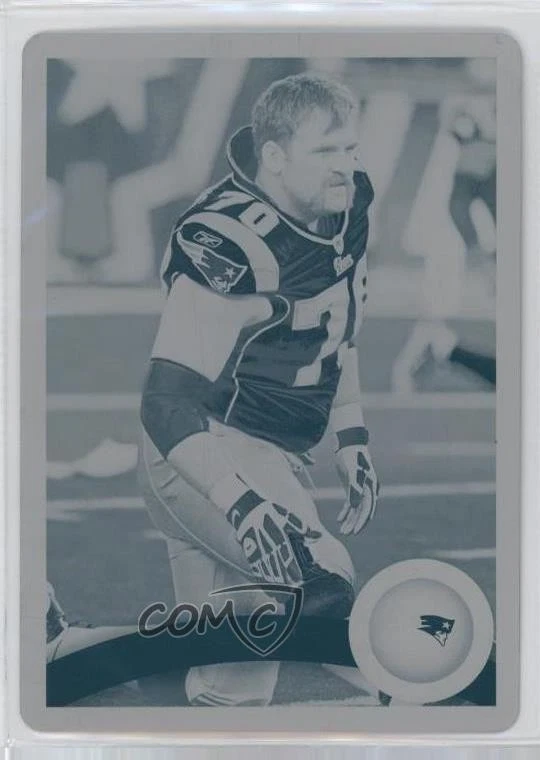 Placa de impresión Topps 2011 cian 1/1 Logan Mankins #208 Foto 1 de 2