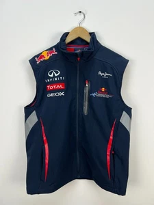 Red Bull Racing Formula One Team Vest Jacket Size L Mens - Picture 1 of 9