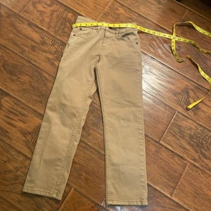 Cat And Jack Size 8 Khaki Jeans Boy’s Small Spot Shown - Picture 1 of 8