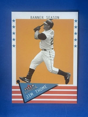 2003 Fleer Tradition Glossy #470 Jim Thome Cleveland Indians #/100 - Image 1 of 2