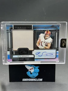 2024 Panini One Ben Sinnott Franchise Future Fabric Patch Auto Rookie RC #'d /99 - Bild 1 von 2