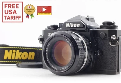 All Works [MINT] Nikon FM3A Black 35mm Film Camera Ai 50mm f/1.4 Lens From JAPAN - Image 1 of 4
