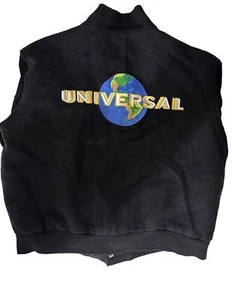 Vintage Universal Studios Jacket Adult XL Wool/Leather Bomber Mens - Picture 1 of 13
