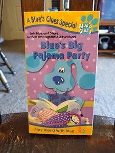 Vintage Vhs Blues Clues Blues Big Pajama Party - Picture 1 of 3