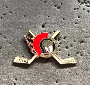 Ottawa Senators Crossed Sticks NHL Hockey Pin - Bild 1 von 1