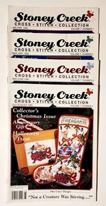 Stoney Creek Cross Stitch Magazines - Lot Of 4 - 1995 issues 1, 2, 3, 4 - Picture 1 of 5