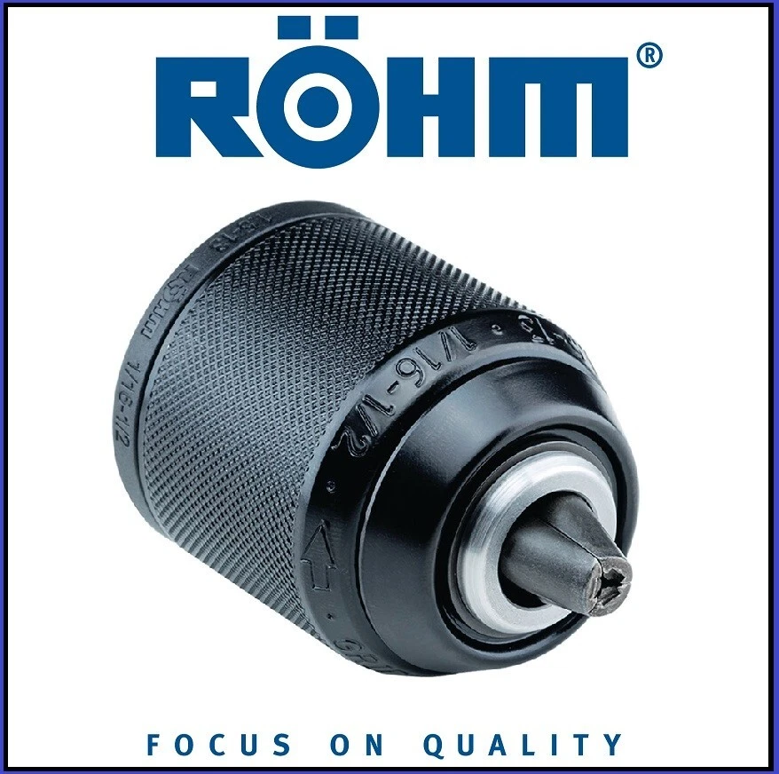 Röhm 1322451 Metallgehäuse Bohrfutter 50-RV13 1,5-13 mm 1/2"-20 Bosch GSR 12V 35 - Bild 1 von 1